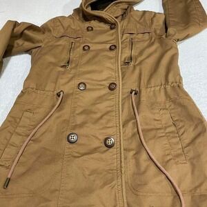 Forever 21 brown parka jacket size women Medium. No visible size. SKU642